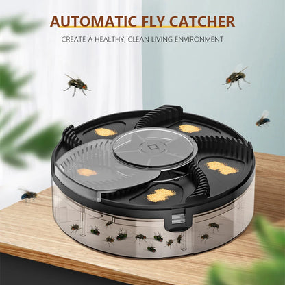 "Safe & Quiet Household USB Pest Catcher with Automatic Flytrap"