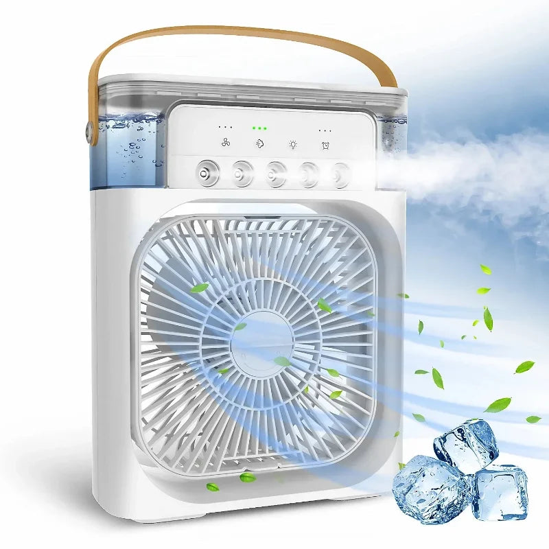 Ultimate 3-in-1 Portable Air Conditioner: Cool, Humidify, and Light Up Your Space