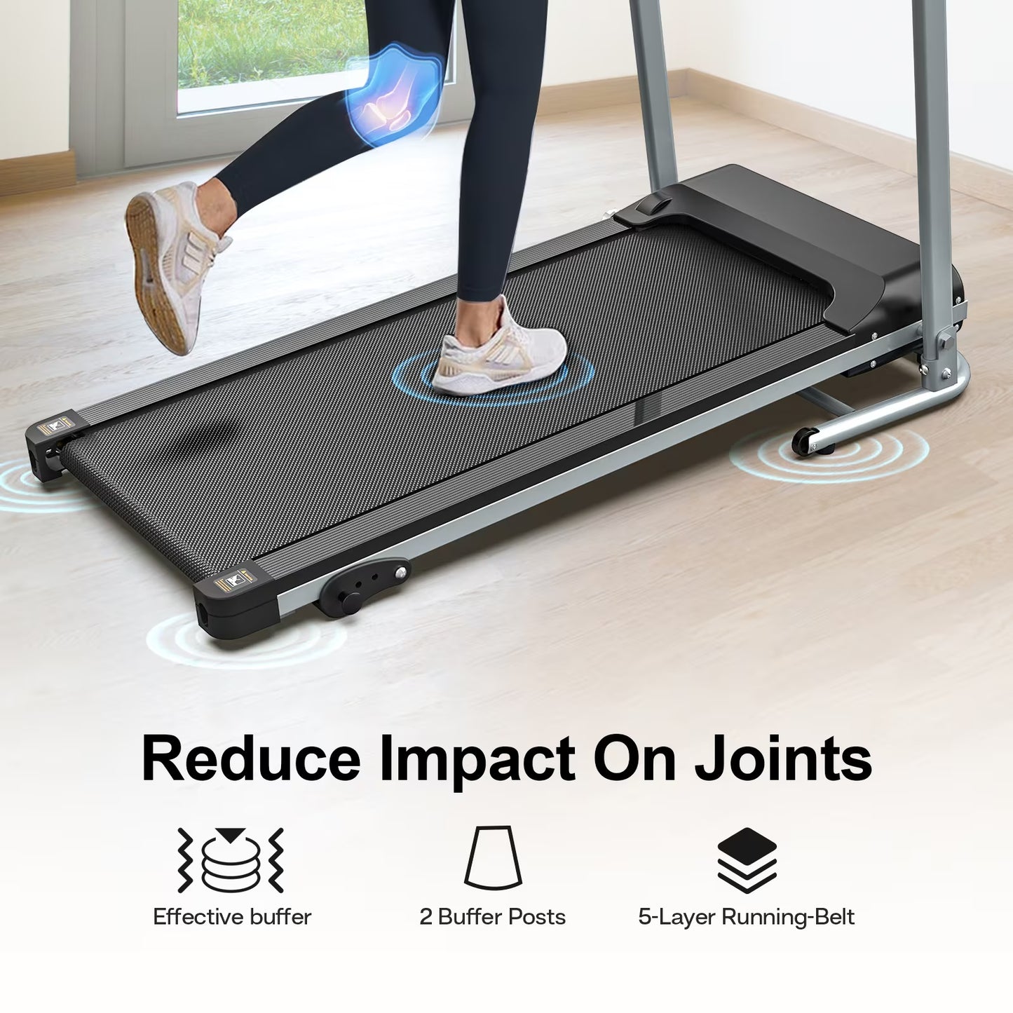 Powerful, Compact, and Feature-Rich: Your Ultimate 2.5 HP Folding Treadmill Awaits!